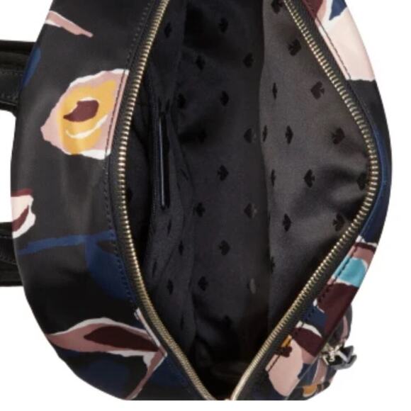 Kate Spade ♠️ Floral Backpack - Black Multicolor